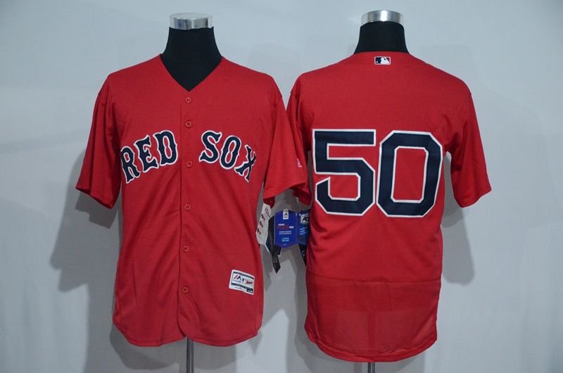 Men Boston Red Sox 50 betts Red Elite MLB Jerseys